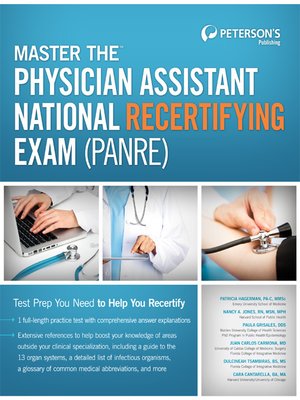 cover image of Master the Physician Assistant National Recertifying Exam
